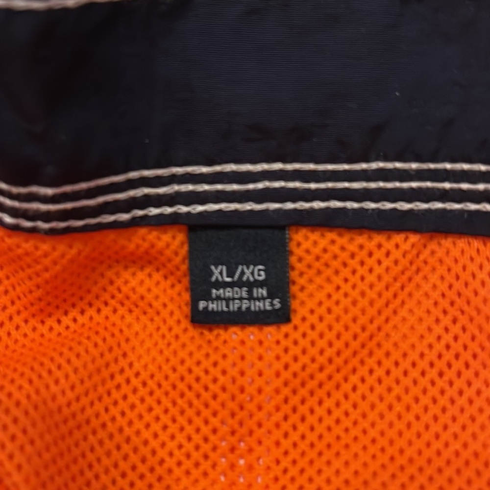 TOMMY HILFIGER Orange Swim Trunks Lined Size XL - Picture 4 of 6